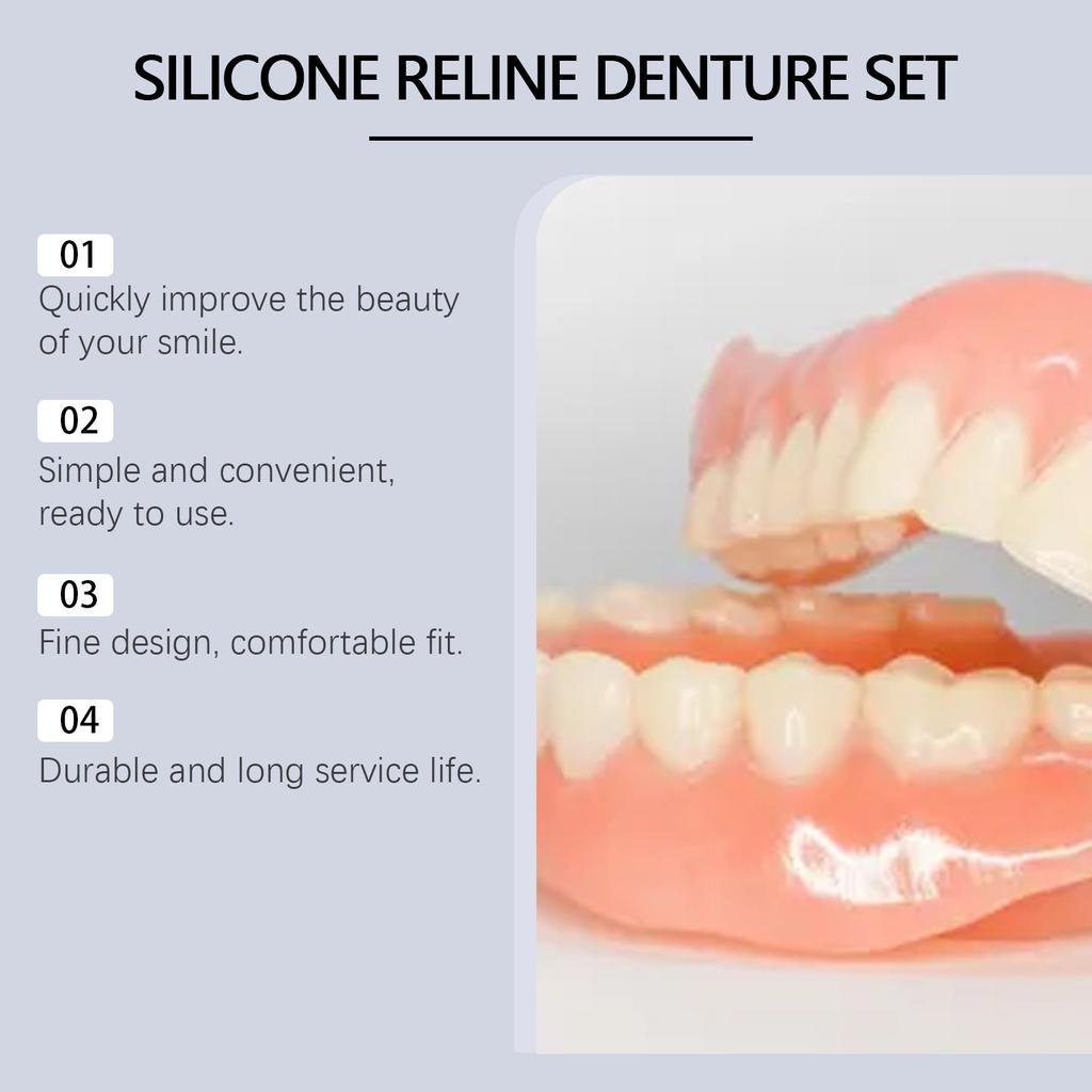 ORALHOE Snap-On Teeth Cover – Temporary Cosmetic Veneers for Whiter-Looking Teeth, Stain Coverage Set