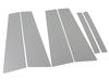BRIGHTZ Stainless Steel Plated Pillar Panels for and LS600hL and Compatible with Visors Ultra-Mirror (6-Piece Set) LS460, LS460L, LS600h, (UVF45,