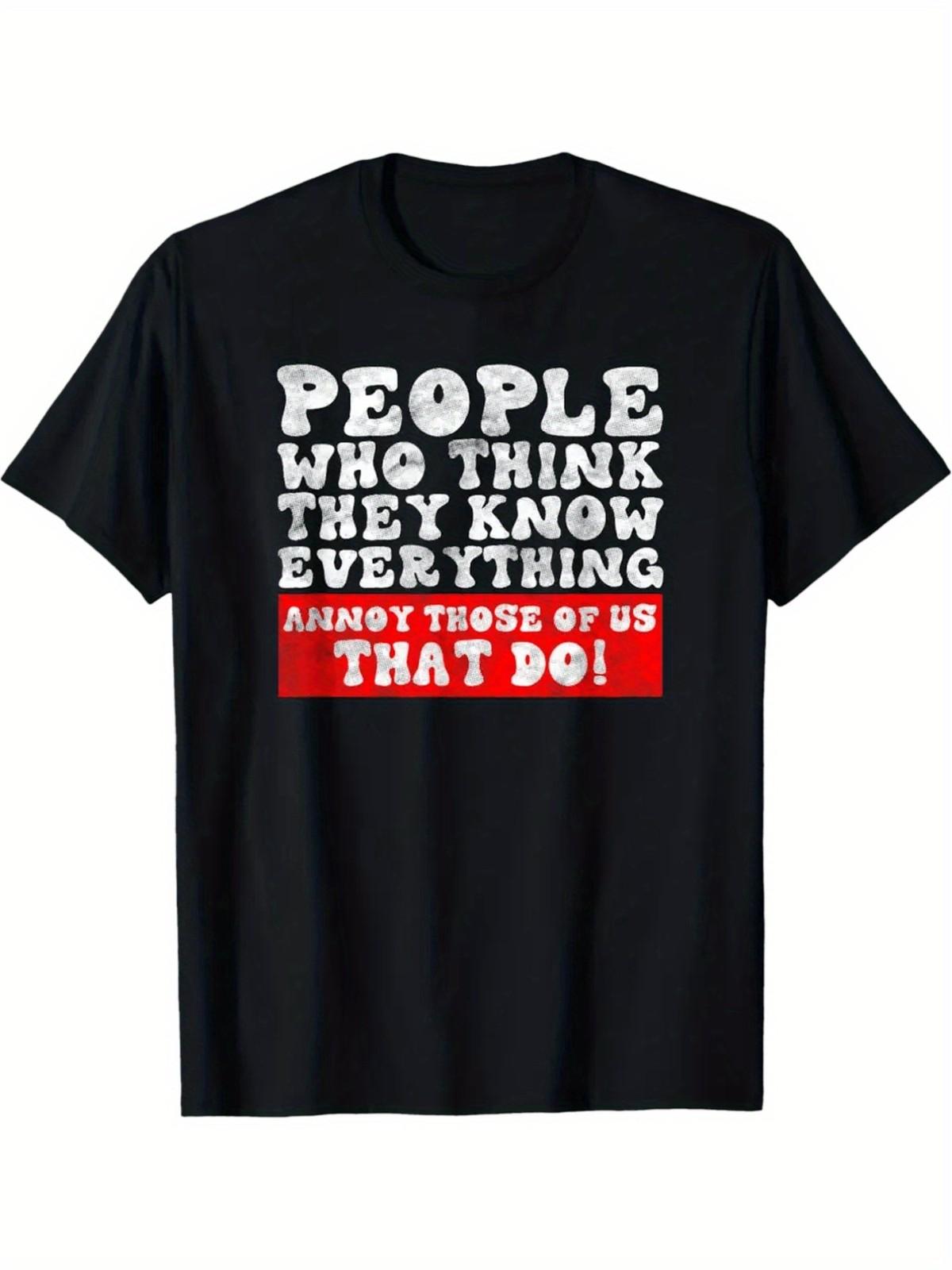 Funny Sarcasm Designs Sarcastic Adult Humor T-Shirt - People Who for THINK The S