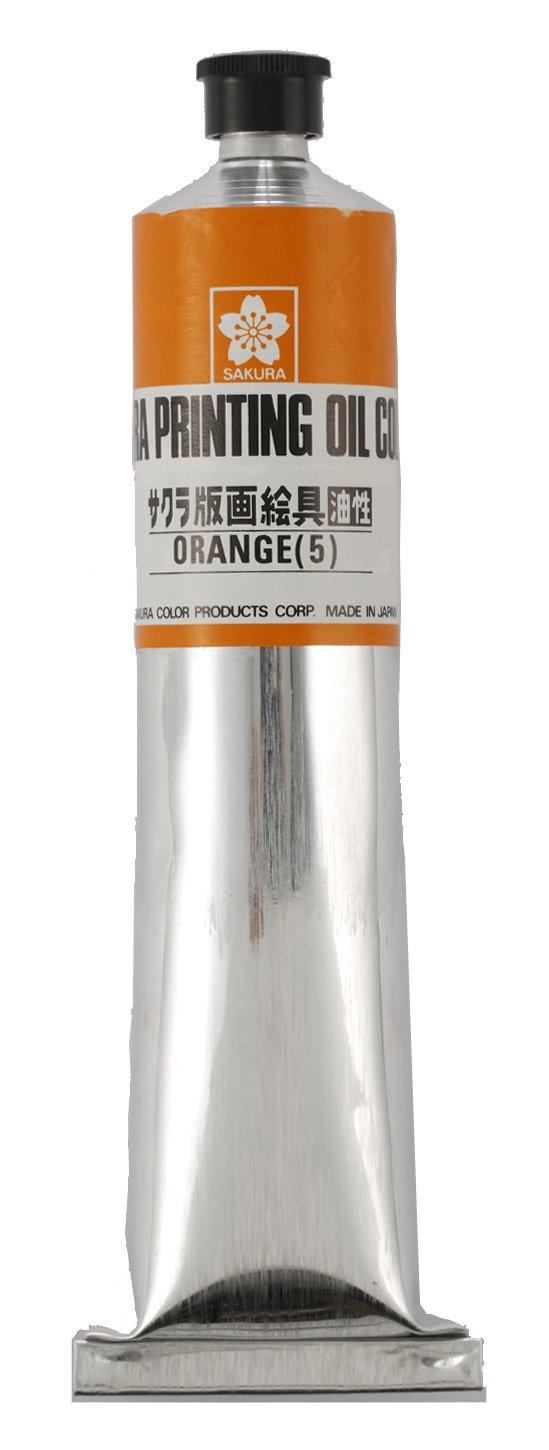 

Sakura Crepas Print Paint 100ml Orange Oil-based OH100ML#5 оранжевый