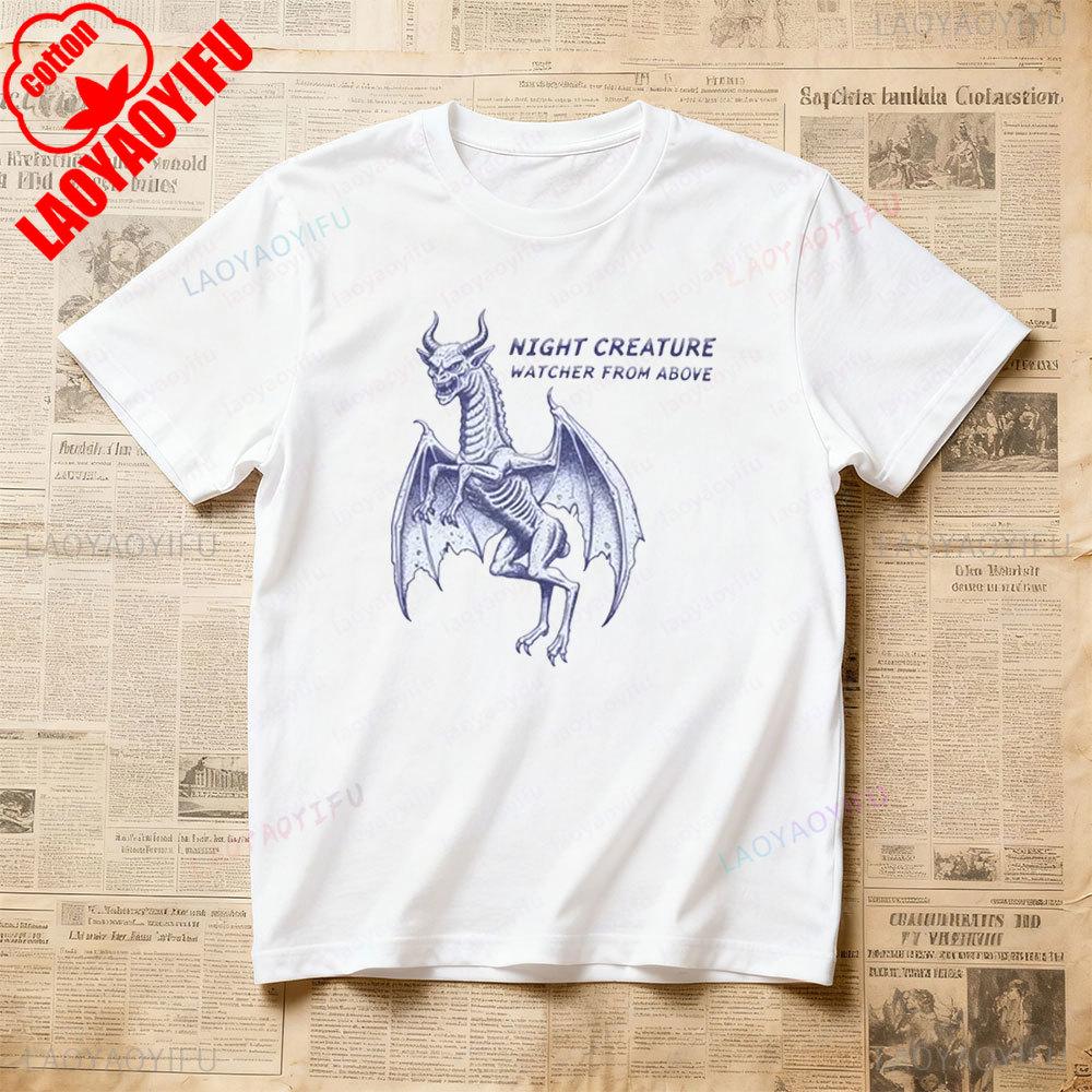 Jersey Devil Shirt Cryptid Design Men Women TShirt Unique Retro Mythical Creature Graphic Tee Mystical Creature Lover Gift Tops