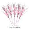 5pcs/lot Artificial Heart Shaped Berry Picks Flower Stem Branches for Valentines Day Wedding Party Home Table Decoration Gifts