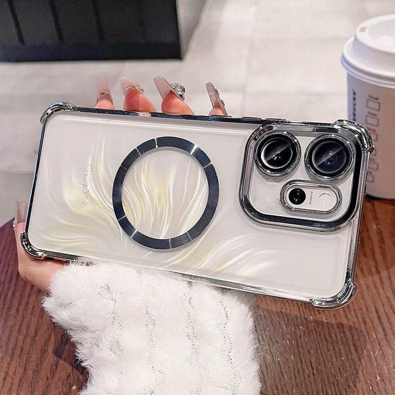 For OPPO Reno15/15 Pro/15 Pro Max/15F/15 FS/14/14 Pro/14F/14 FS Case Lightweight Magnetic Lens Protection Shockproof Cover Funda
