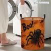 Collapsible Laundry Basket Large Round Waterproof Fabric Hamper Dirty Clothes Storage Bin Toy Organizer with Handles