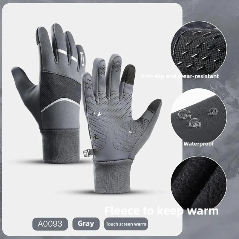 Unisex Touchscreen Waterproof Cold Proof Outdoor Gloves for Men Man Hiking Cycling Fishing Sports Winter Thermal Moto gear Glove
