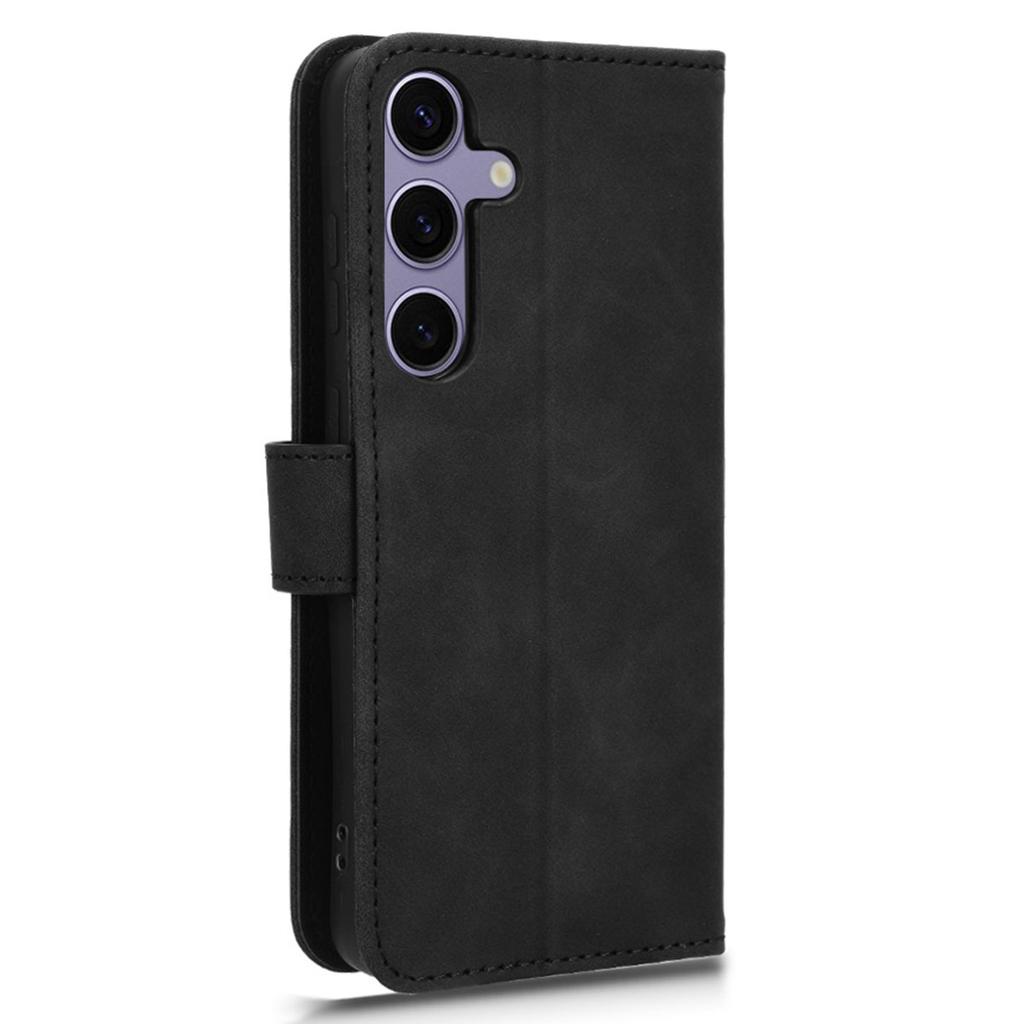 For Samsung Galaxy S25 FE Leather Case Skin Feel Anti Drop Wallet Flip Phone Cover
