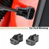 Car Door Stopper Buckle Cover Trim For Ford Mustang 2015-2025 Accessories Carbon