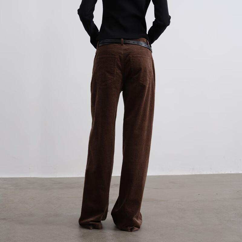 GRÜNER CORD Straight-Leg Freizeithose