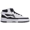 Li Ning Mileage Slip Resistant Abrasion Resistant Mid Top Skateboard Shoes Men's White Black AGCT283-4