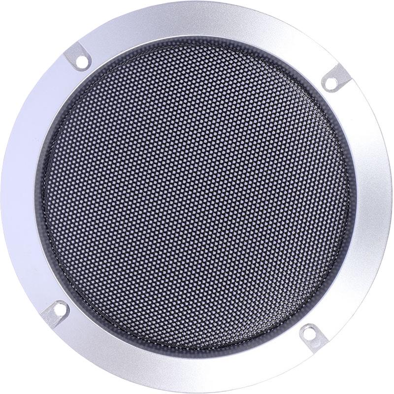 Metal Speaker Grille Protective Covers for 2 to 10-Inch Speakers - Decorative Ring Accessories for DIY