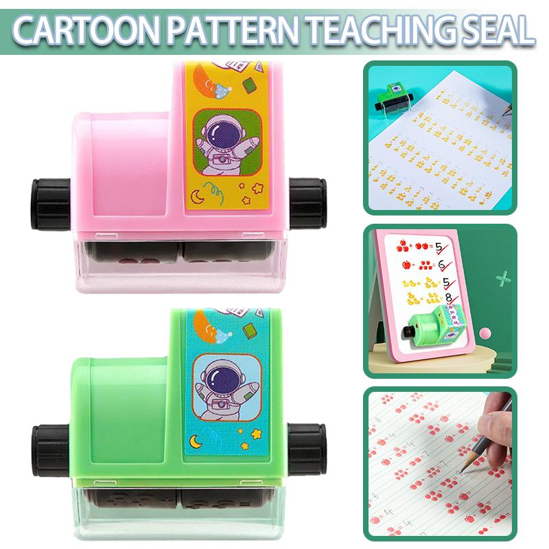 

PDTO мультфильм милый ролик цифровой обучающий штамп вопросы по математике для детей