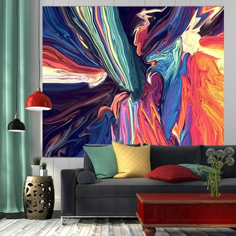 Magic Color Smoke Pattern Tapestry Home Wall Decoration Tapestry Bedroom Living Room Tapestry