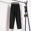 DIMANAF Summer 2025 Plus Size Women Loose High Waist Basic Elastic Pants Casual Trousers Long Wide Leg Pants