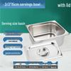 Stainless Steel Rectangular Food Pan with Lid