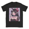 Anime Girl Kawaii Pastel Goth Aesthetic Edgy Satanic Waifu TShirts Unisex Round Collar T Shirts  Short Sleeve Tee Shirt Clothes