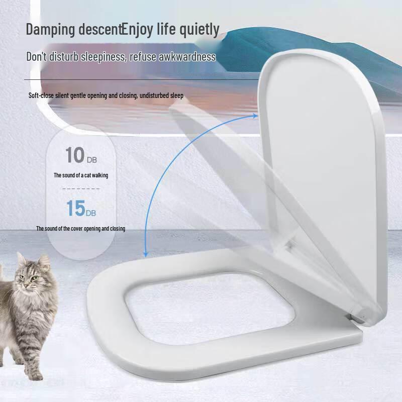 Hui Huadu Square Soft-Close Quick-Release Toilet Seat