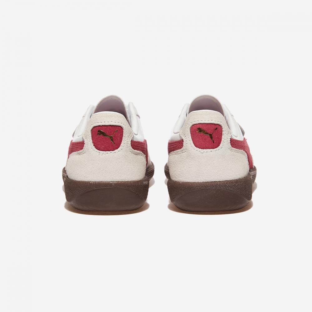 Puma Palermo Lth Pki39646405 Puma White Vapor Gray Club Red