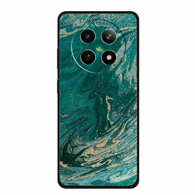Case For Realme 13 Plus Marble TPU Soft Silicone Back Cover For Realme 13+ Cases Protective Mica Painted Colorful Bumper Capa