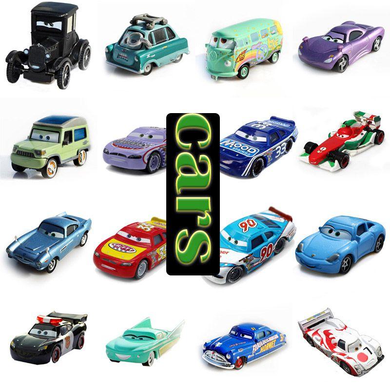 Cars Childrens Toy Car Alloy Car Mcqueen Mc Uncle Car King Sheriff Roadblock