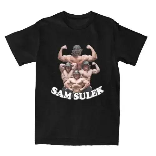 Sam Sulek scared of woman WoT shirt humor merch fashion tees short sleeve crewneck T-shirt cotton gift clothes