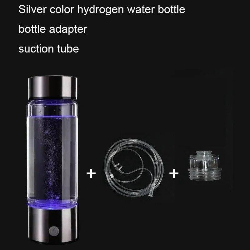 420Ml Draagbare Water Ionisator Fles Oplaadbare Negatieve Ionen Water Cup Hydrogens-Rijke Water Cup Water Generator Alkaline