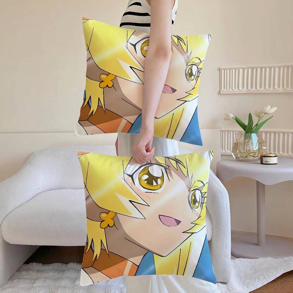 Itsuki M-Myoudouin Pillow Case Sofa and Living Room Decorative Cushion Covers Dust-proof and Mite-proof Invisible Zipper