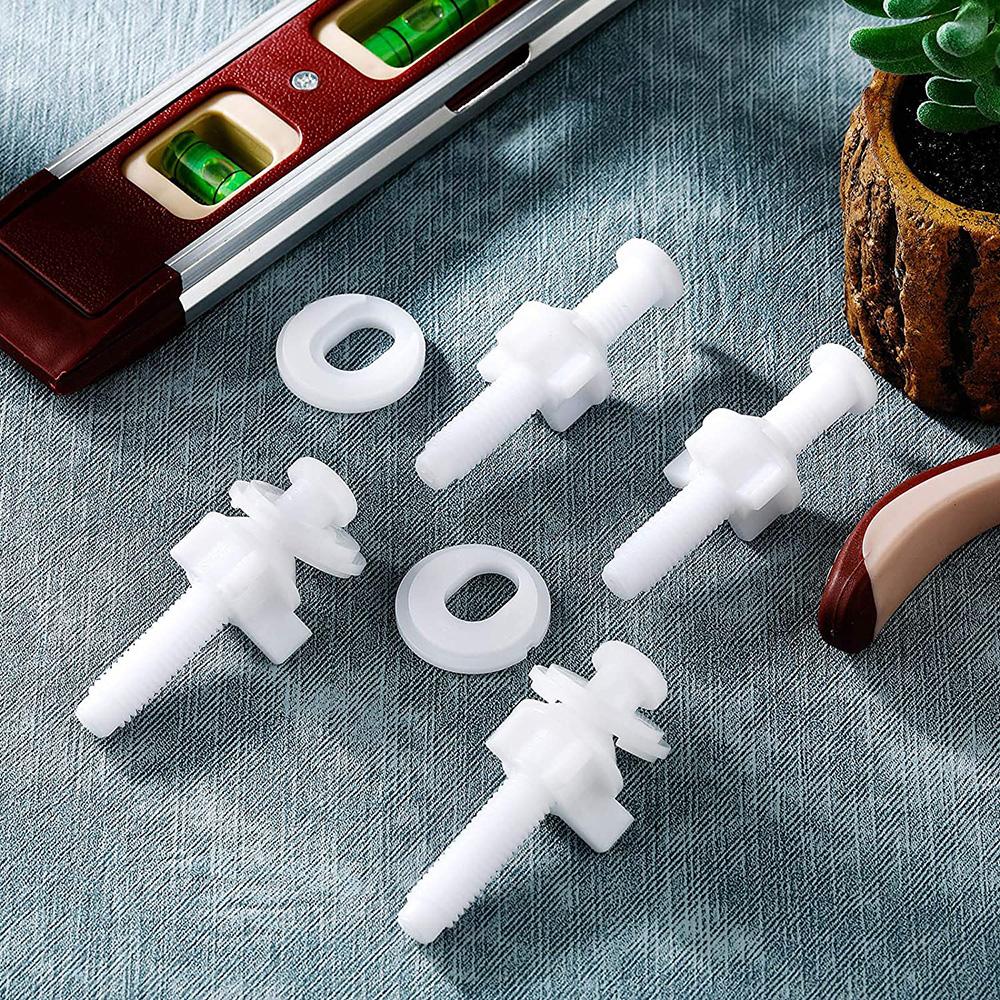 1Pair Hardware Universal Repair Tools Bolts Fixing Screws Toilet Seat Hinges Bathroom Nut