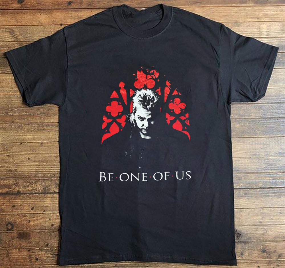 The Lost Boys Be One Of Us Black Gift Fans All Size Shirt AC2180 Unisex T-Shirt S
