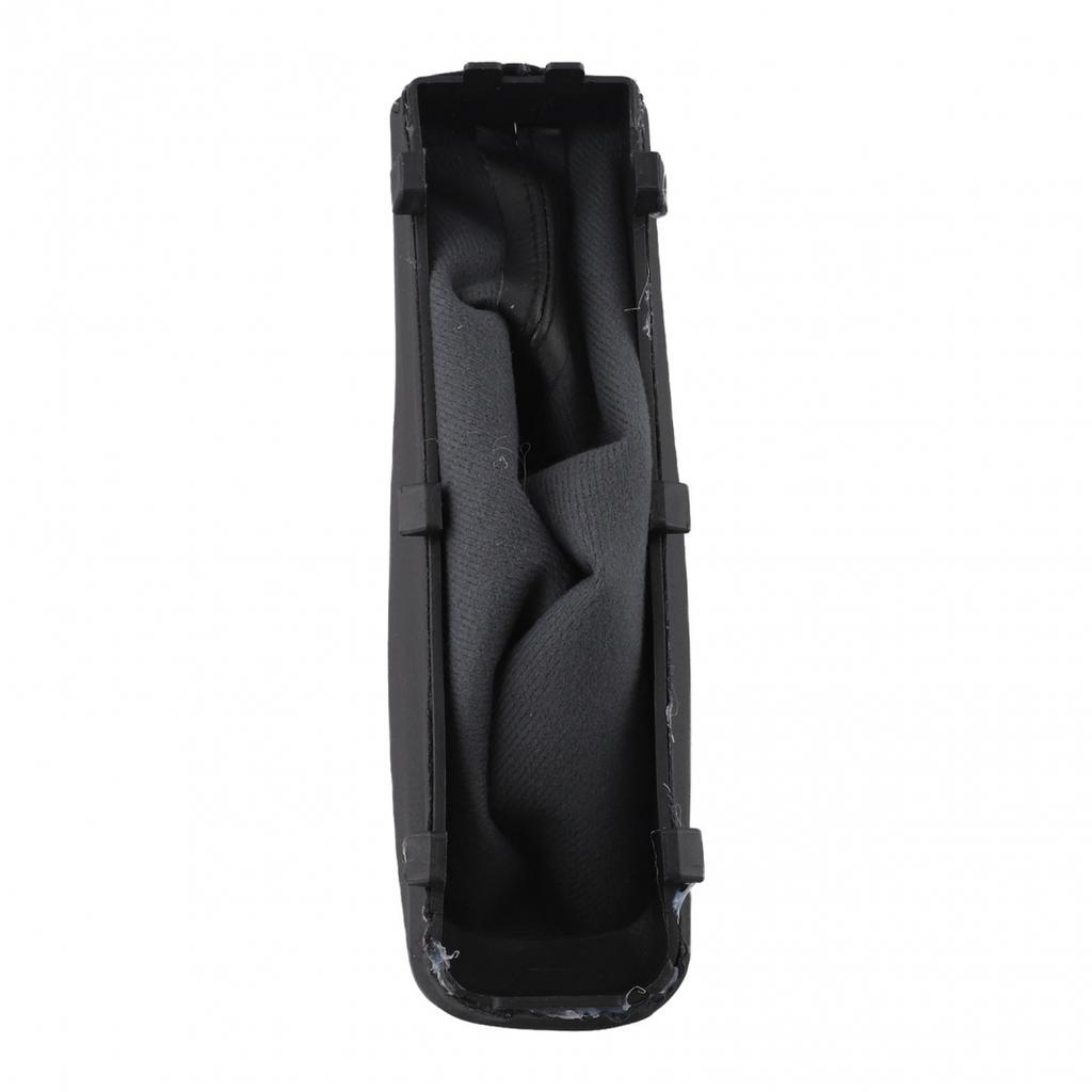 Custom Fit Black Leather Parking Handbrake Gaiter For Vehicle Interiors