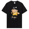 Teddy Bear Playing Badminton Tshirt Exercise Clothing T-shirt Graphics Kawaii Men Women Short Sleeve Printed T Shirt Top Tees