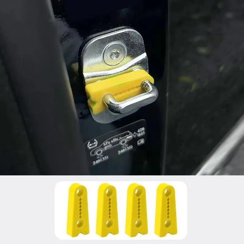 

4pcs Sound Damper Door Lock Buffer Shock Absorber for Ford all cases cars жовтий