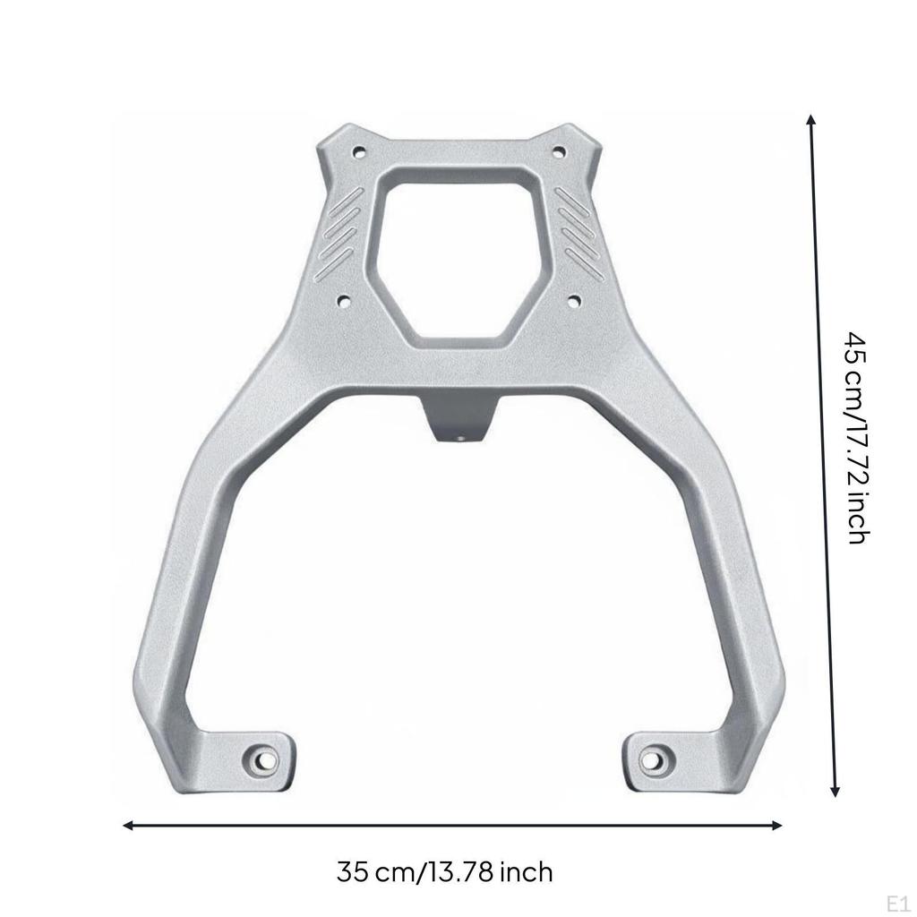 Electric Bike Rear Bracket Thickened Aluminum Rack OnePiece Motorcycle Tail Box For