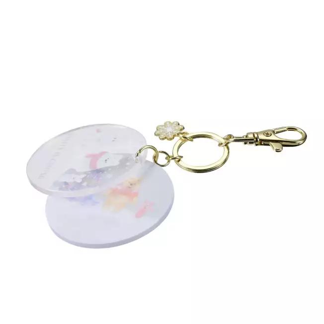 Disney Winnie the Pooh Key Chain ( WHITE POOH ) Japan NEW Disney Store