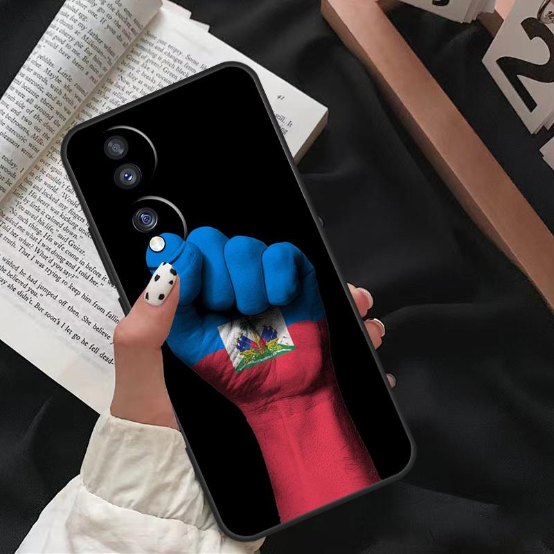 Vintage Haiti Haitian Flag For Honor Magic 7 Lite 6 8 Pro Case For Honor 200 400 50 70 90 X8c X8b X9a X9b X9c X9d Win RT