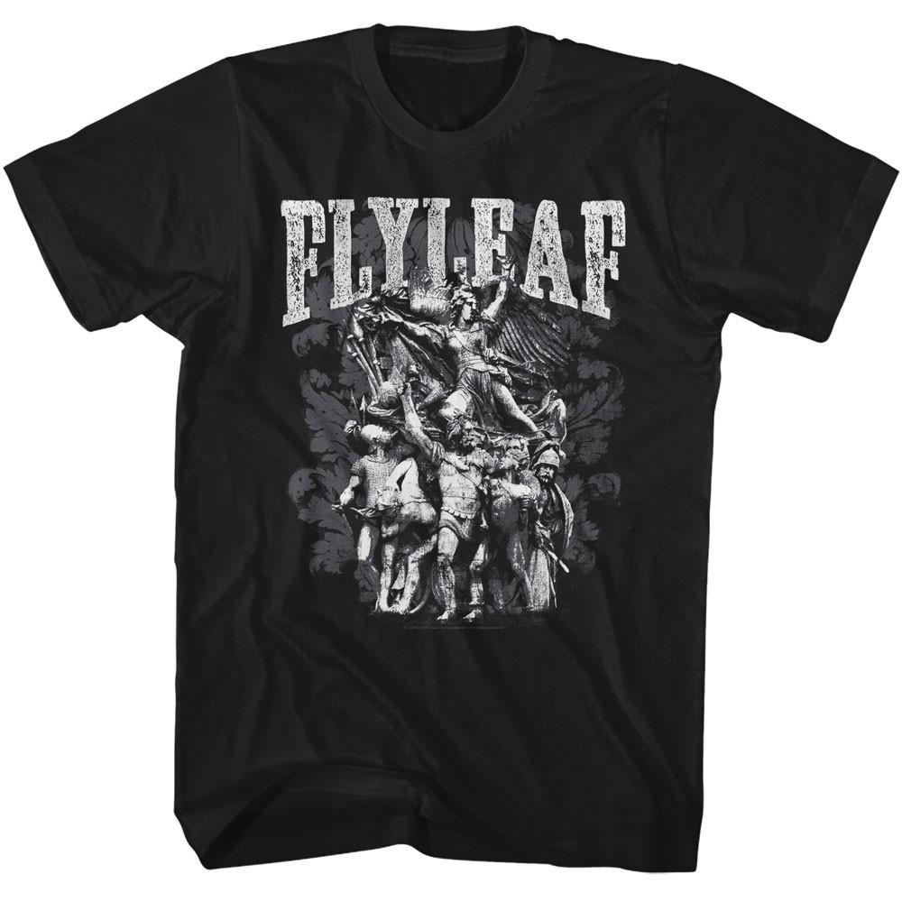 Flyleaf Statues Men s T Shirt Rock Band Music Merch S