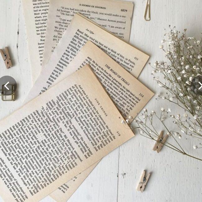 [USED] Antiques, Used Foreign Books, Old Books, Wrapping, Interior Decoration, Collage