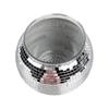 Disco Ball Ice Bucket Plastic Large Capacity Party Drink Bucket for Beer Cocktail Wine Silver
