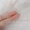 Gold Color Simple Small Butterfly Stud Earrings for Women Cute Hypoallergenic Daily Wear Ear Piercing Jewelry Wholesale