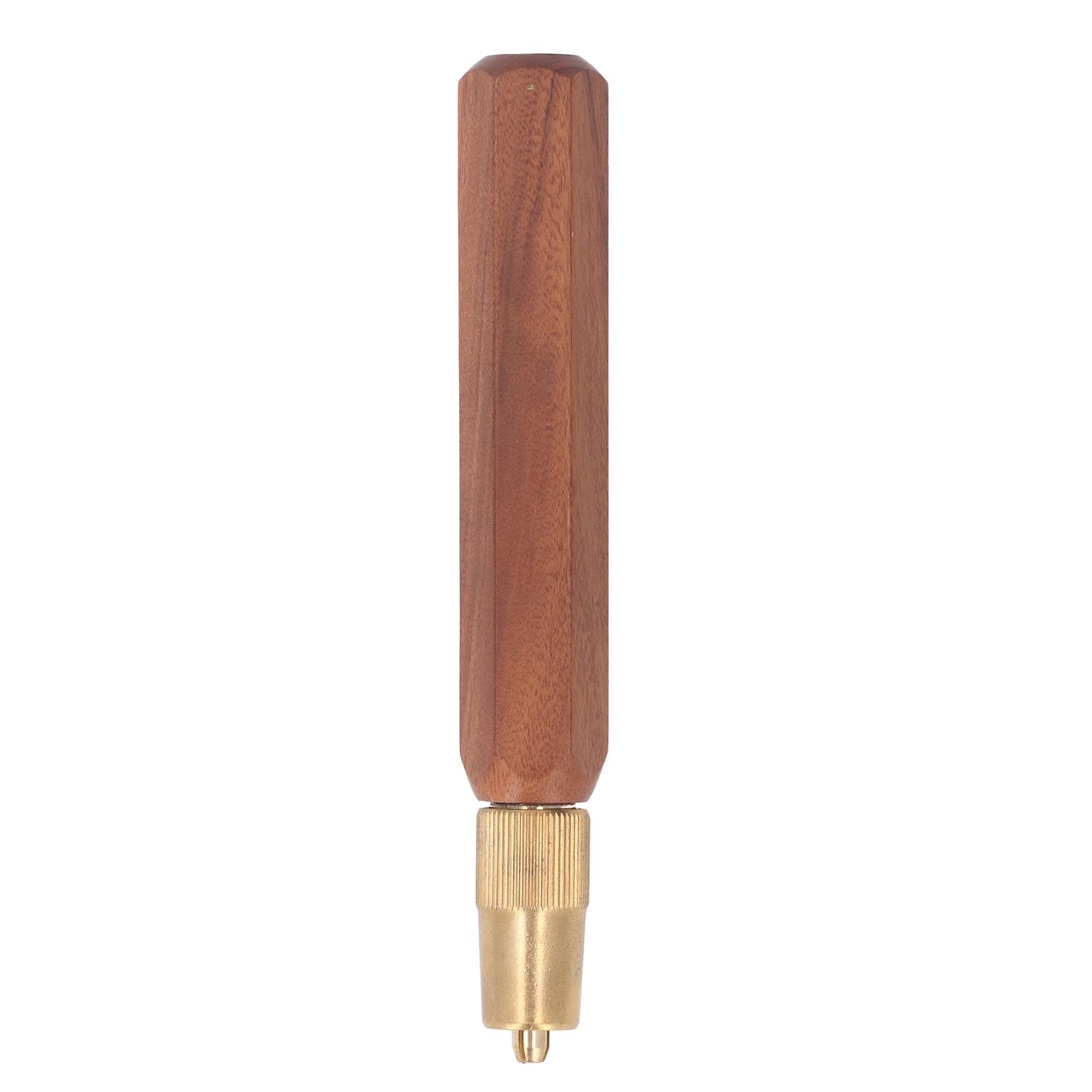 Ручка для ручной пилы шестигранной формы Sour Branch Wood и Brass Mini Hacksaw Grip Handle для деревообработки