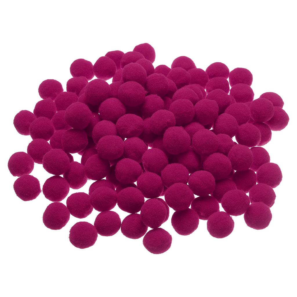 200pcs Pom Poms Small Pom Pom Balls Fuzzy Craft Pompoms for Crafts Arts DIY Decorations Crafting Supplies 1 Inch/2.5cm