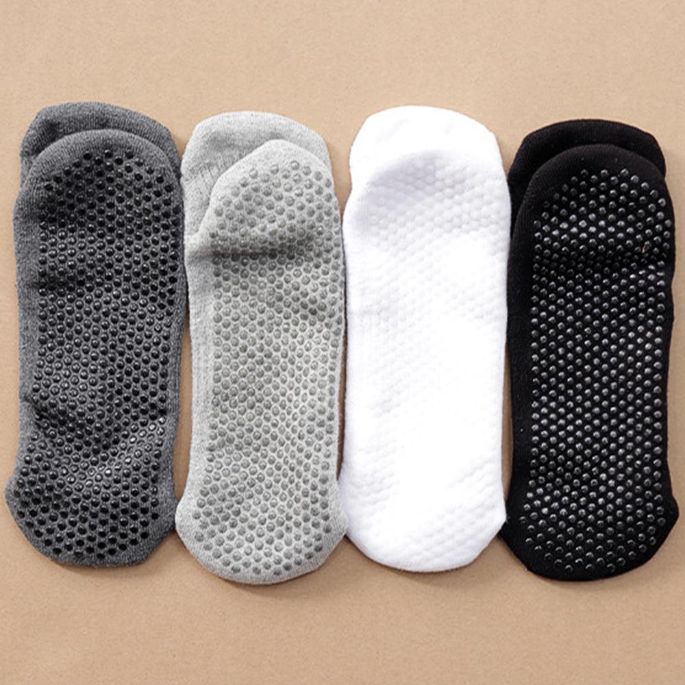 3 Pairs Elasticity Non Slip Socks,Cotton,Breathable,Sport ,Men Women Trampoline,Early Education,Yoga, Running, Plus Size EU35-50