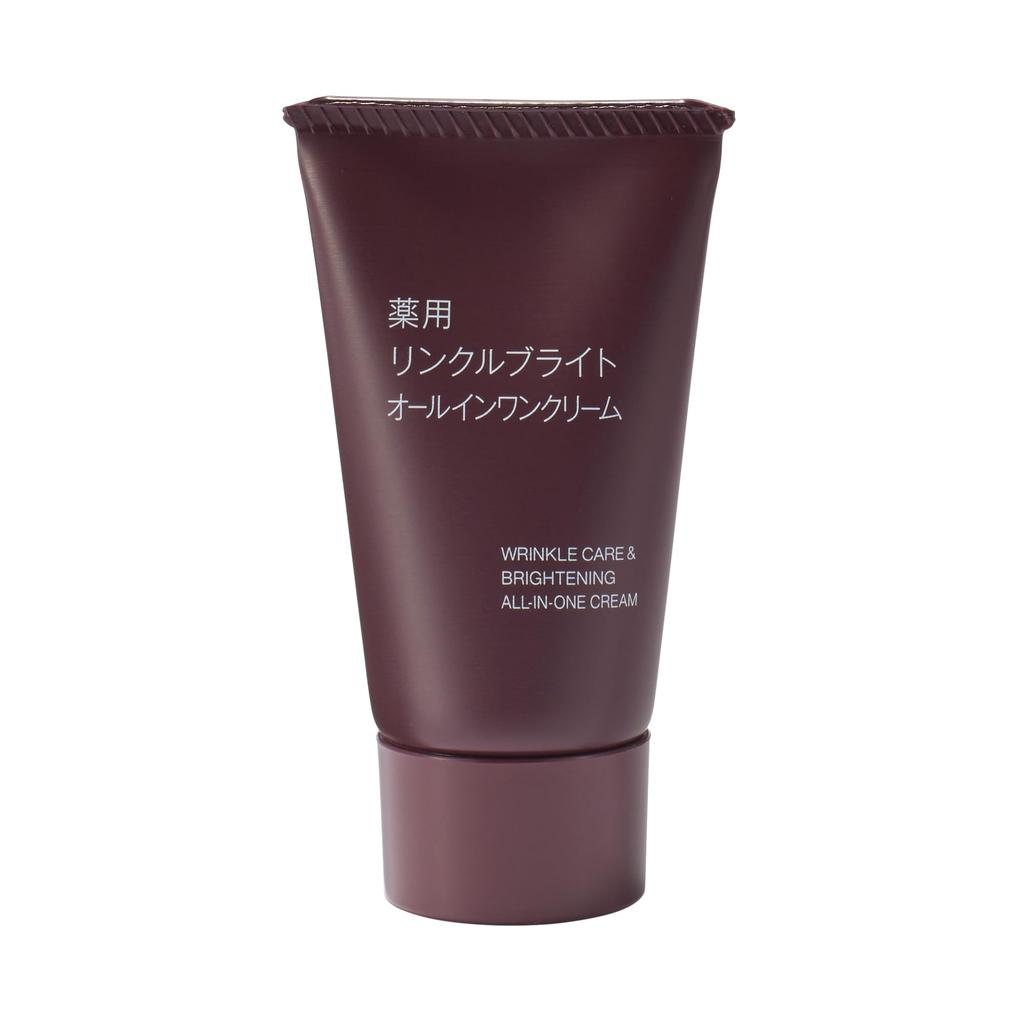 MUJI Medicated Wrinkle Bright Cream 30g OAQ67A4A All-in-One (Portable)