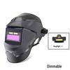 Auto-Darkening Welding Helmet: Lightweight, Head-Mounted Protective Mask for Argon Arc Welding with Worker Goggles.