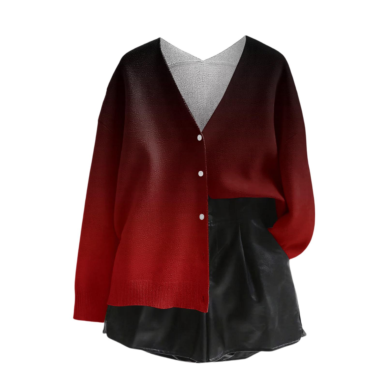 

Женский топ с V-образным вырезом, с принтом, утолщенный, из плюшевого кашемира, теплый, длинный топ M винный