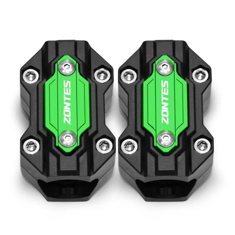 

Для Zontes Shengshi 310 В/X/T/R Zt250 защита двигателя мотоцикла, защитный блок для бампера, аксессуары для предотвращения столкновений two green