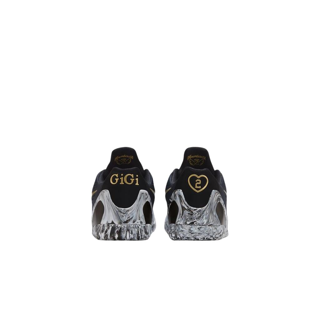 Nike Kobe 9 EM GS Mambacita Kids Sneakers Black White Metallic-Gold FV3607-002