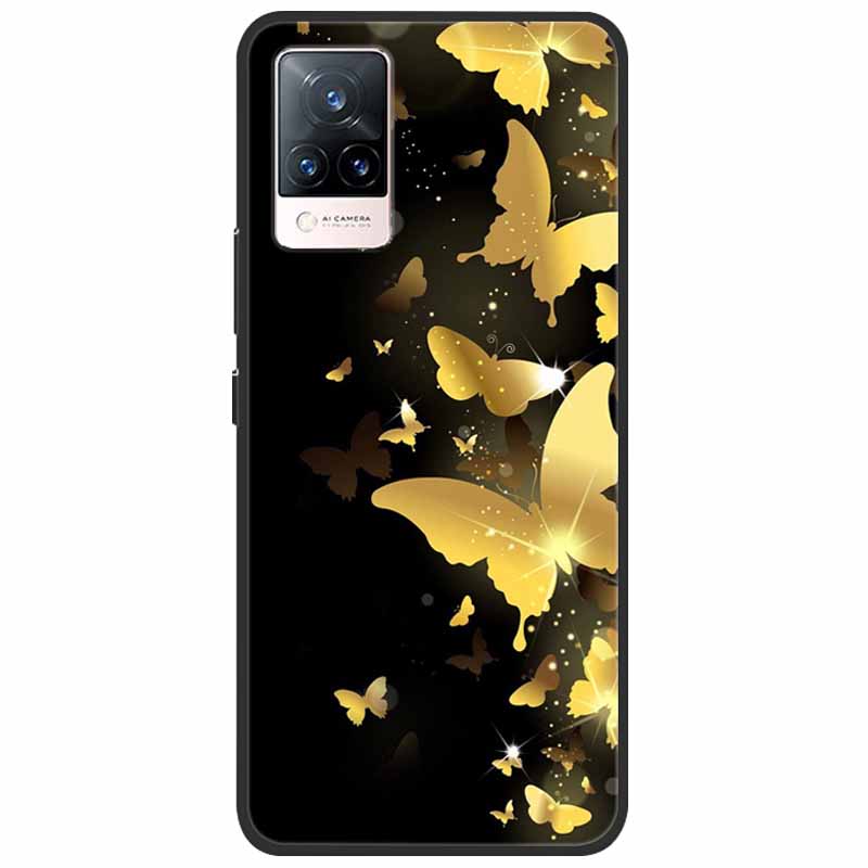 Miękkie Silikonowe Etui Na Telefon Dla vivo V21 5G 4G V21E V2027 Y11S Y12S V20 V2025 V 21E TPU Coque Pokrowiec Dla Vivo V 21e 21 Ochronne