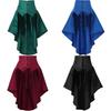 Minifalda Irregular con Volantes y Lazo Pirata Steampunk Para Cosplay y Ropa de Calle