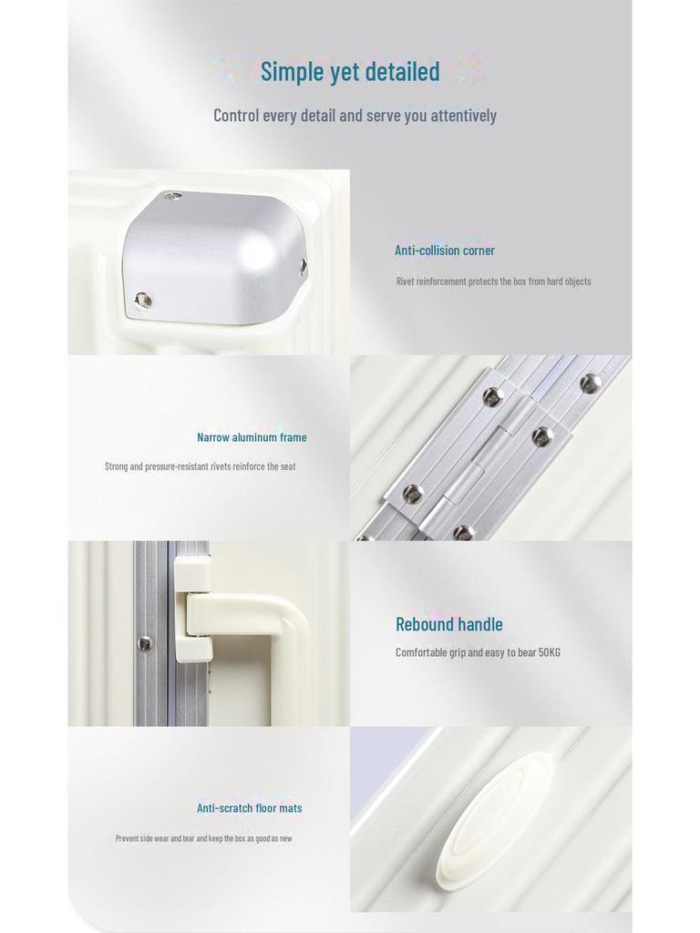 Yongsheng 20" Multifunctional Travel Suitcase with Cup Holder & USB Port