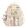 Backpack Female Student Bag, Primary And Secondary School Student Schoolbag Oxford Cloth Harajuku Backpack Schoolbag